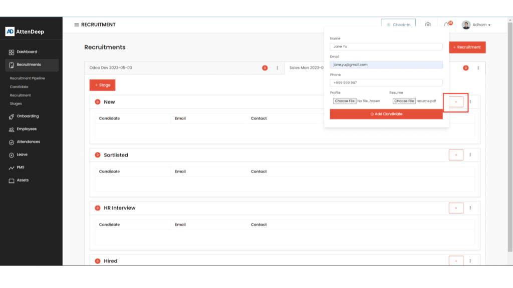 Recruitment Pipeline