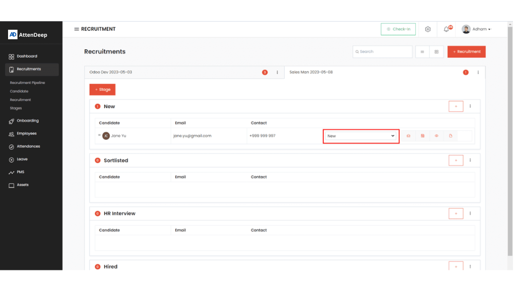 Recruitment Pipeline
