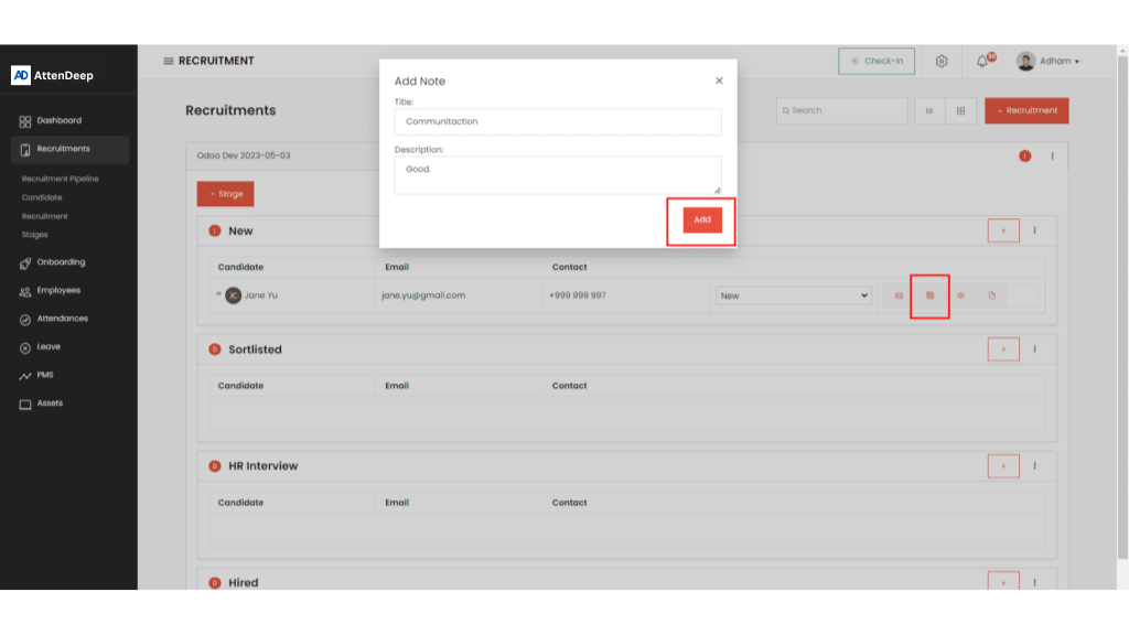 Recruitment Pipeline